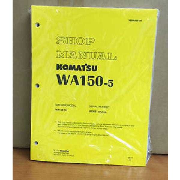 Komatsu WA150-5 Wheel Loader Shop Service Repair Manual #1 image