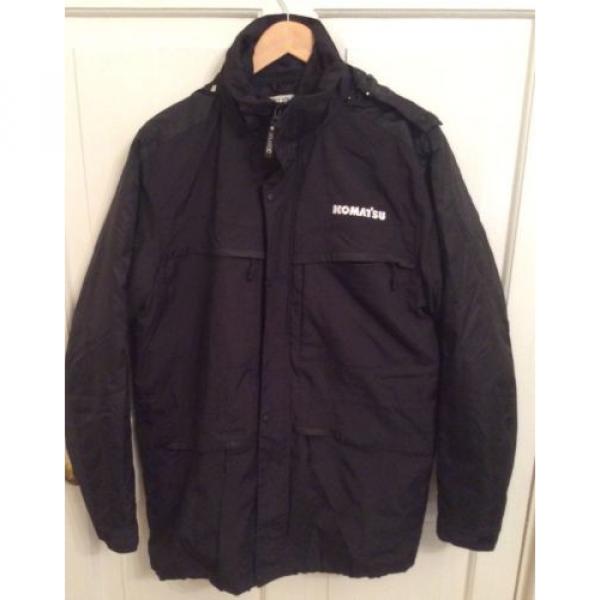 Men&#039;s Komatsu Black Hooded Jacket - Size Large #1 image