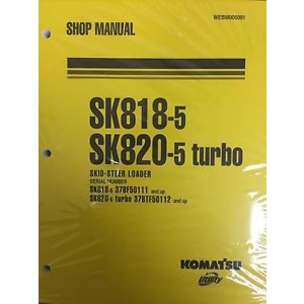 Komatsu Service SK818-5, SK820-5 TURBO Skid Steer Shop Manual #1 image