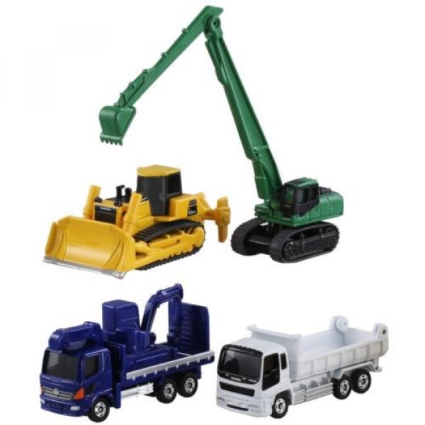 Tomica Gift Construction Equipment Set 5 Komatsu Excavator Bulldozer Diecast Car #2 image