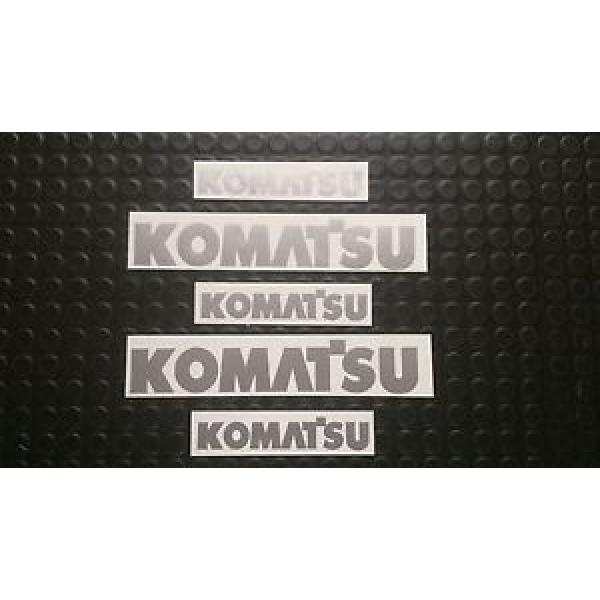 KOMATSU STICKERS DECALS FORKLIFT MINI DIGGER EXCAVATOR #1 image