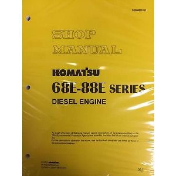 Komatsu 68E-88E Series Engine Factory Shop Service Repair Manual #1 image