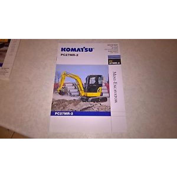 komatsu pc27mr - 2 excavator sale brochure #1 image