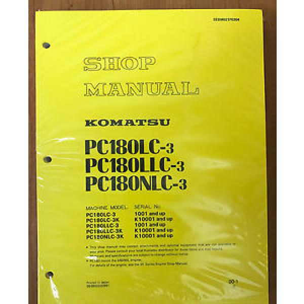 Komatsu PC180LC-3, PC180LLC-3 PC180NLC-3 Service Repair Printed Manual #1 image