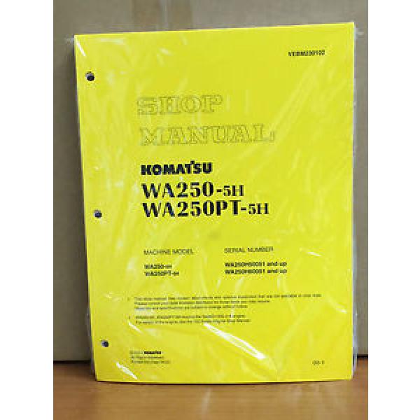 Komatsu WA250-5H, WA250PT-5H Wheel Loader Shop Service Repair Manual #1 image
