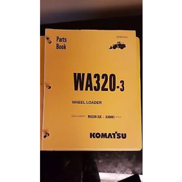 PARTS MANUAL FOR WA320-3LE SERIAL A30000 KOMATSU WHEEL LOADER #1 image