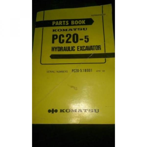 Komatsu PC20-5 repair &amp; parts manuals #5 image