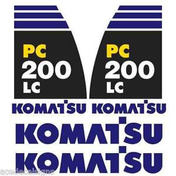 Komatsu PC200-8LC Decals Stickers New Repro Decal Kit #1 image