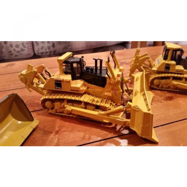 Lot of 4 Komatsu &amp; Caterpillar 1/50 Scale Mining Push Dozers *NEW* #3 image