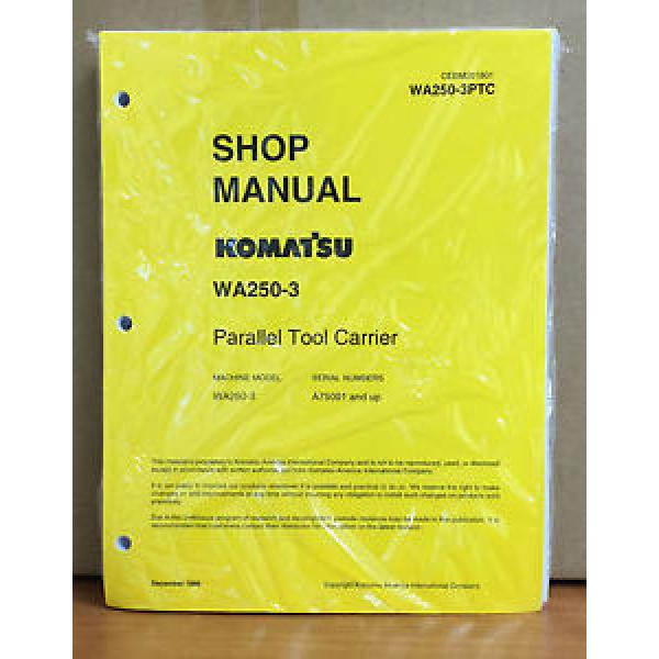 Komatsu WA250-3 Parallel Tool Carrier Wheel Loader Shop Service Repair Manual #1 image