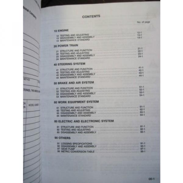 Komatsu OEM WA450-2 SHOP REPAIR SERVICE Manual Book #8 image