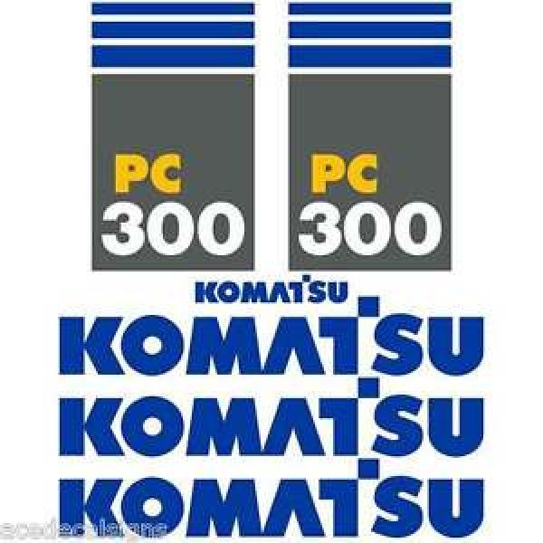 PC300-7 Decals PC300-7 Stickers Komatsu Decals Komatsu Stickers- New Decal Kit #1 image