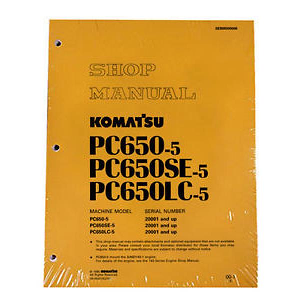 Komatsu Service PC650-5, PC650SE-5, PC650LC-5 Manual #1 image