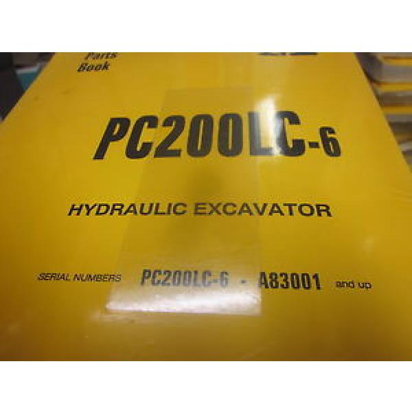 Komatsu PC200LC-6 Hydraulic Excavator Parts Book Manual #1 image