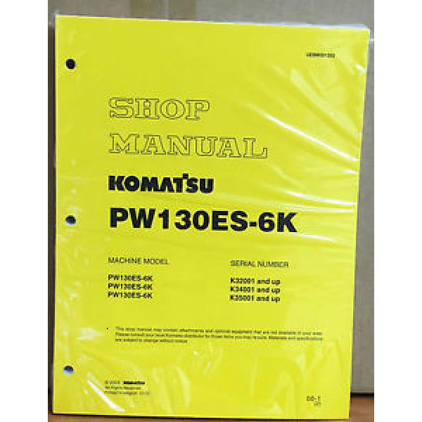 Komatsu Service PW130ES-6K Excavator Shop Manual NEW REPAIR #1 image