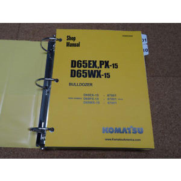 Komatsu D65EX/PX-15, D65WX-15 Dozer Bulldozer Service Shop Repair Manual #1 image