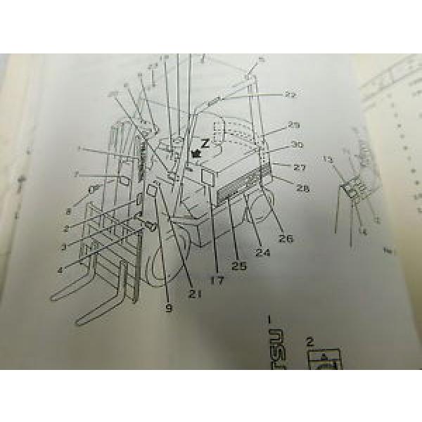 Komatsu FB20SH/25SH/30SH Parts Service Repair Maintenance Manual Book (E33-2244) #1 image
