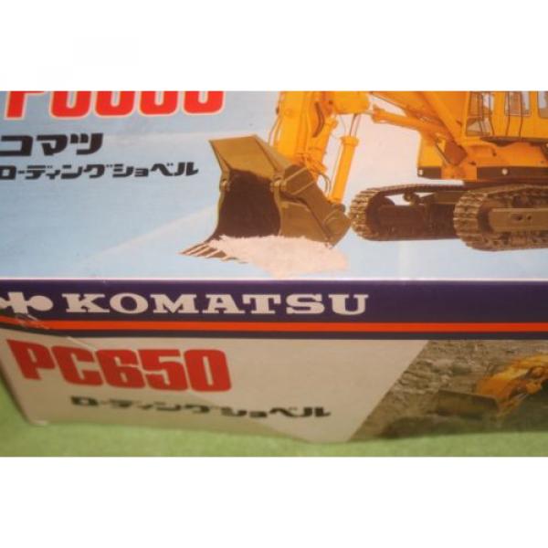 Komatsu PC650  1/50 - Shinsei loading shovel excavator  made in japan   NOS #2 image