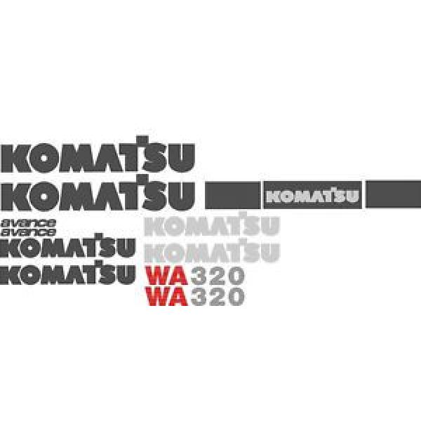 New Komatsu Wheel Loader WA320 Decal Set with Avance Decals #1 image