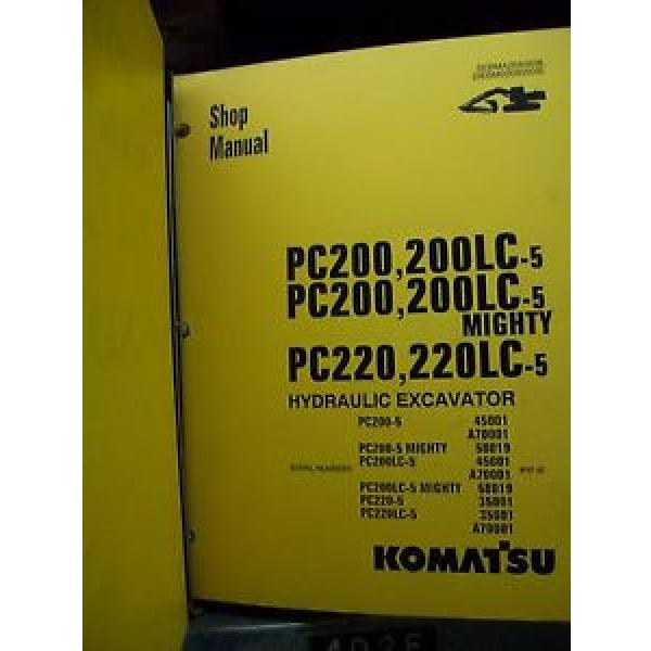 Komatsu PC200/220 Hydraulic Excavator Shop Manual #1 image