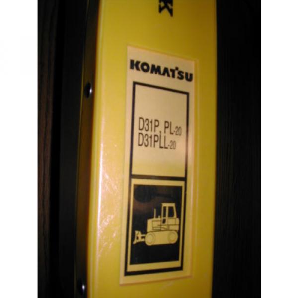Komatsu D31P/PL/PLL-20 PARTS MANUAL BOOK CATALOG BULLDOZER TRACTOR GUIDE LIST #1 image