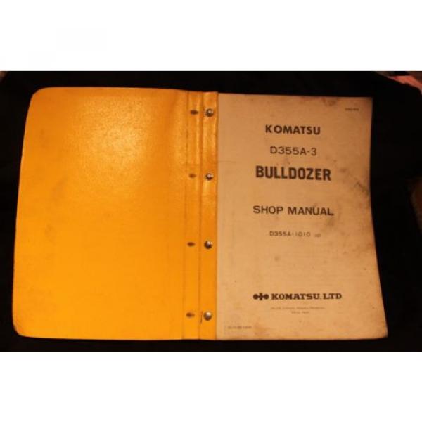 Komatsu attachment book shop Manual Catalog dozer crawler D355A #8 image