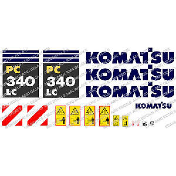 KOMATSU PC340LC DIGGER DECAL STICKER SET #1 image