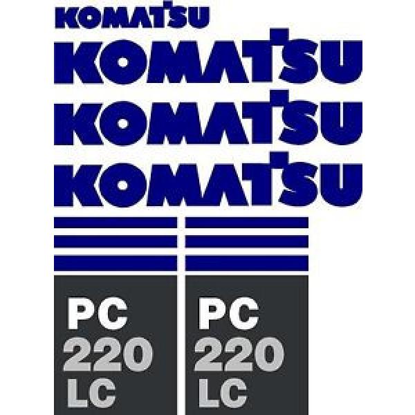 Komatsu PC 220 LC Excavator Decal Set #1 image