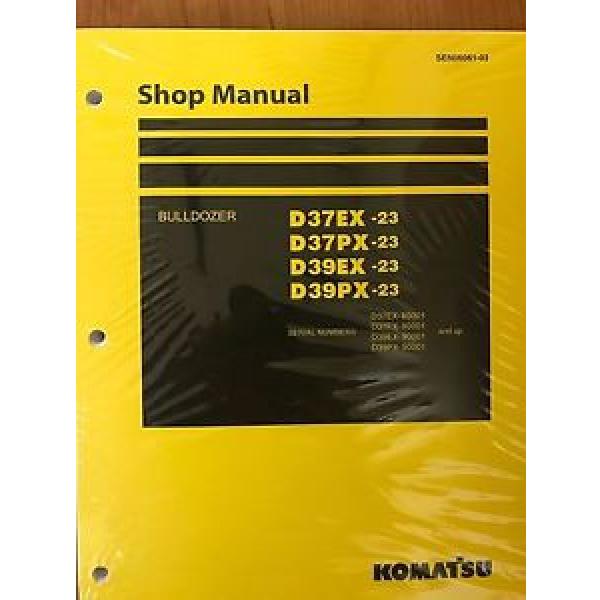 Komatsu D39EX-23 D39PX D37EX D37PX Dozer Bulldozer Shop Repair Service Manual #1 image