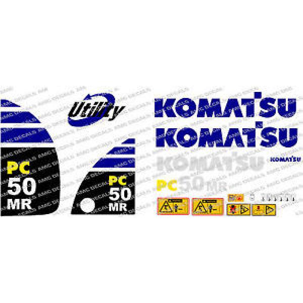 KOMATSU PC50MR DIGGER DECAL STICKER SET #1 image