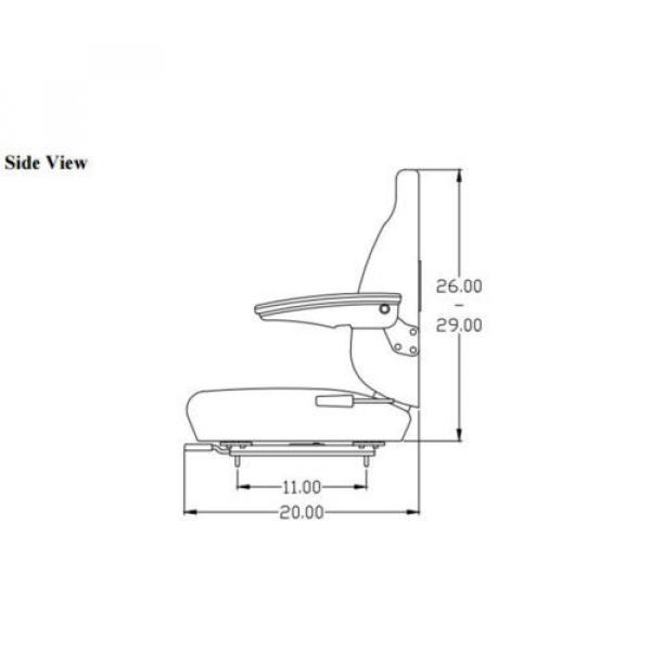 Seat Assembly for Komatsu Wheel Loader WA30-2 WA40-3 WA70-1 WA80-3 WA100-1 #3 image