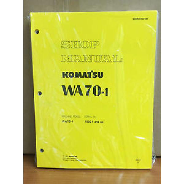 Komatsu WA70-1 Wheel Loader Shop Service Repair Manual #1 image