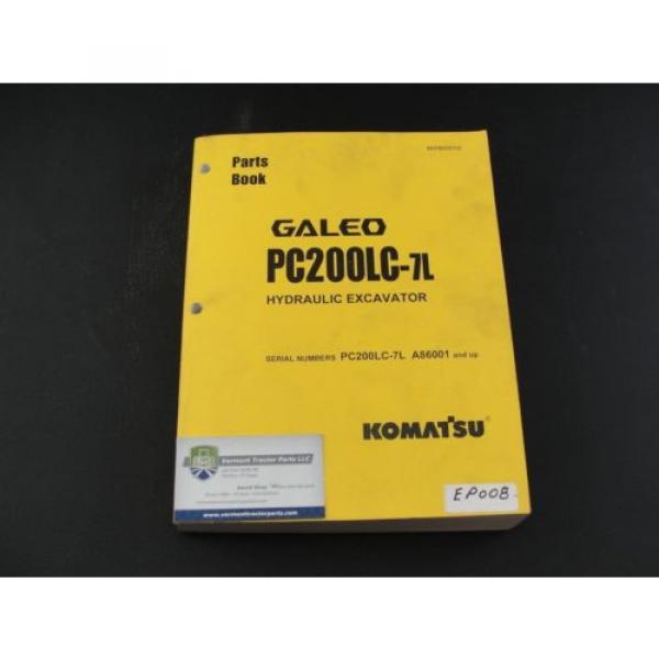 Komatsu Galeo PC200LC-7L excavator parts book manual BEPB009700 #2 image