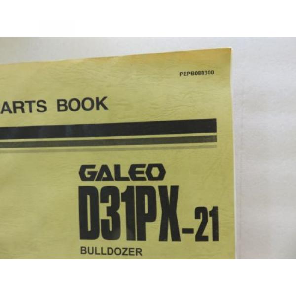 Komatsu - D31PX-21 - Bulldozer Parts Book Manual PEPB088300 #2 image