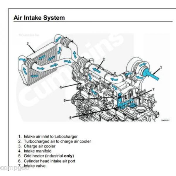 CUMMINS QSK23 / Komatsu 170-3 ENGINE  Shop Rebuild Service Manual WORKSHOP #3 image