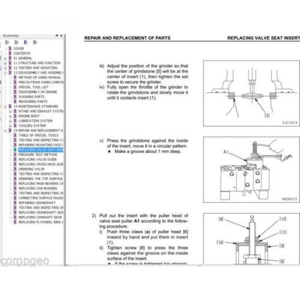 CUMMINS QSK23 / Komatsu 170-3 ENGINE  Shop Rebuild Service Manual WORKSHOP #6 image