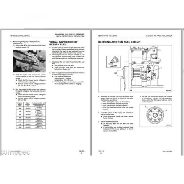 CUMMINS QSK23 / Komatsu 170-3 ENGINE  Shop Rebuild Service Manual WORKSHOP #8 image