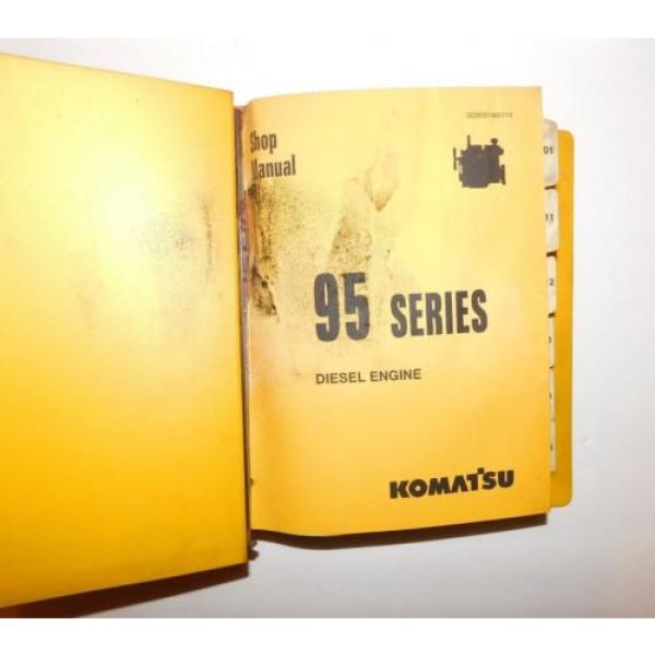 KOMATSU 95 Series Diesel Engine Shop Service Repair Parts Owners Manual #2 image
