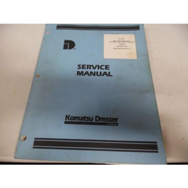 Komatsu 2400-2500 Series A and B International Wheel Tractor Service Manual #1 image