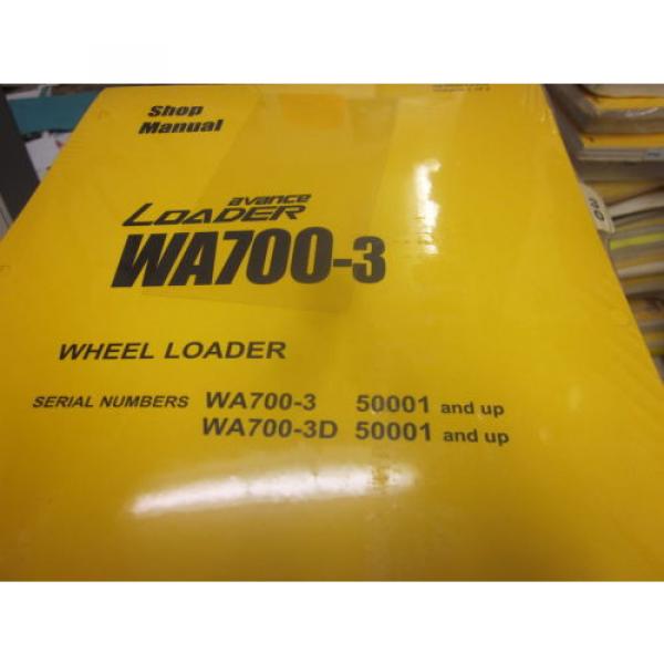 Komatsu WA700-3 Wheel Loader Repair Shop Manual Vol I &amp; II #1 image