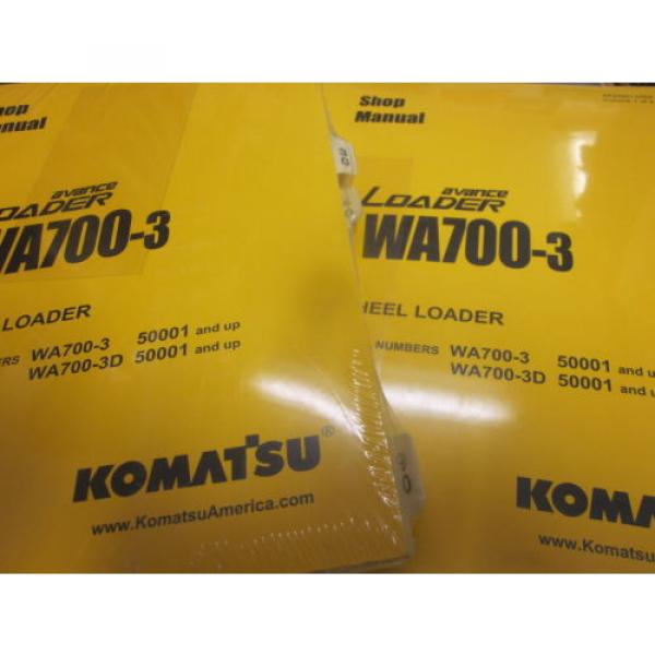 Komatsu WA700-3 Wheel Loader Repair Shop Manual Vol I &amp; II #2 image