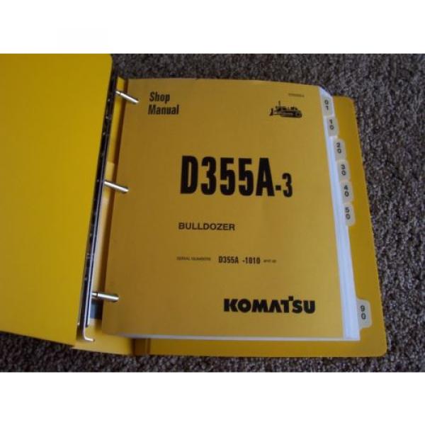 Komatsu D355A-3 -1010- Bulldozer Dozer Factory Service Shop Repair Manual #1 image