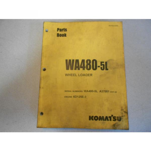 KOMATSU, WA 480-5L Wheel Loader Parts Book #1 image