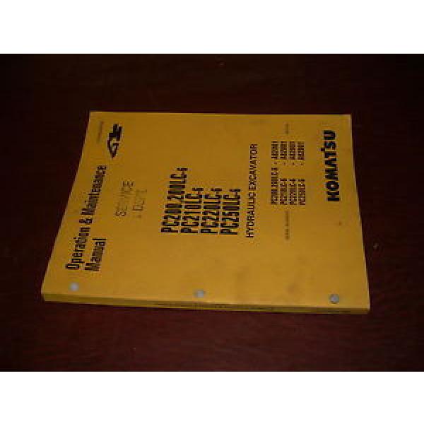 KOMATSU 300 PC300 -5  EXCAVATOR OPERATION MAINTENANCE BOOK MANUAL #1 image