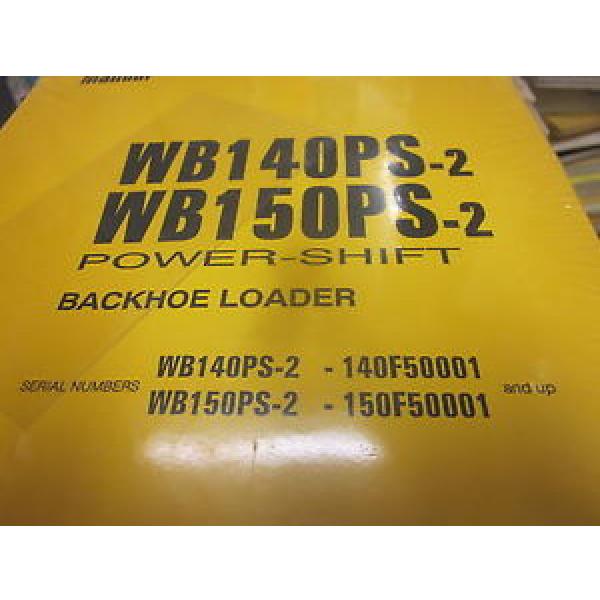 Komatsu WB140PS-2 WB150PS-2 Backhoe Loader Repair Shop Manual #1 image
