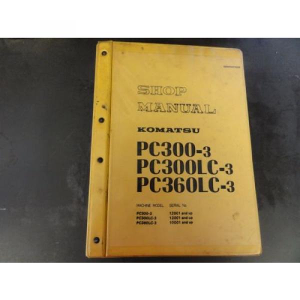 Komatsu PC300-3 PC300LC-3 PC360LC-3 Shop Manual #1 image