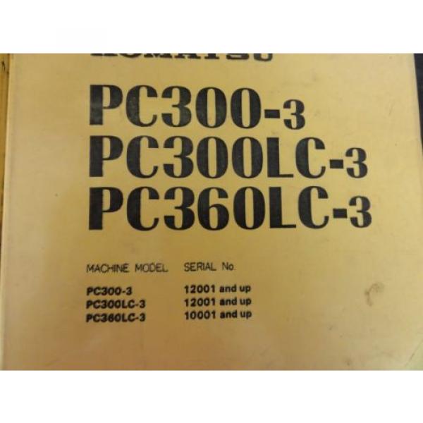Komatsu PC300-3 PC300LC-3 PC360LC-3 Shop Manual #2 image