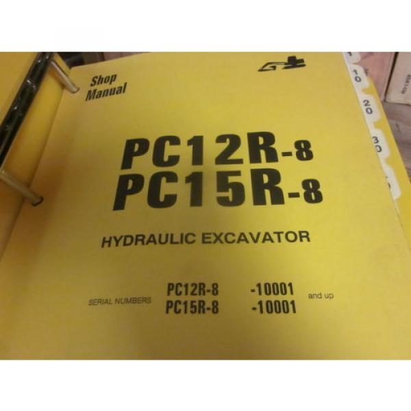 Komatsu PC12R-8 PC15R-8 Hydraulic Excavator Repair Shop Manual #1 image