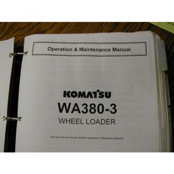 Komatsu WA380-3 420 450-3 WA600-3 SERVICE SHOP REPAIR MANUAL WHEEL LOADER GUIDE #5 image