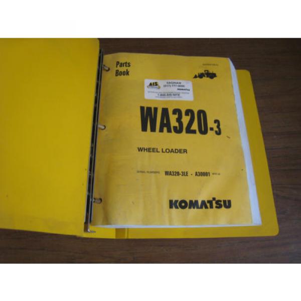 Komatsu WA320-3 3LE Wheel Loader Tractor Parts Book Manual BEPBW19070 Used #4 image